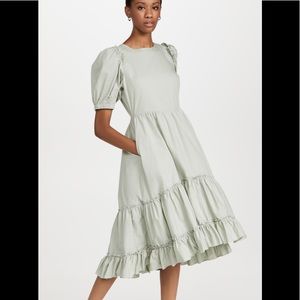 English Factory 
Ruffle Detail Midi Dress